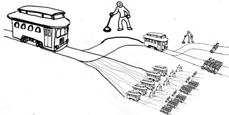 Illustration for article titled ¿Matarías a una persona para salvar a cinco? Este experimento pone a prueba el famoso dilema del tranvía en la vida real